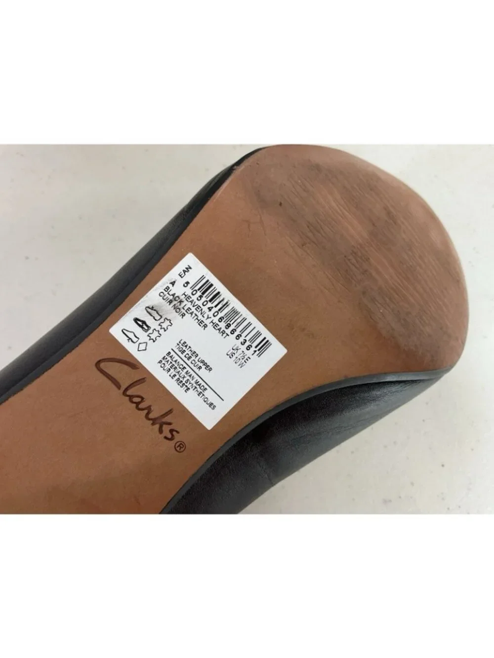 Clarks Leather Heels Pumps Womens 10W